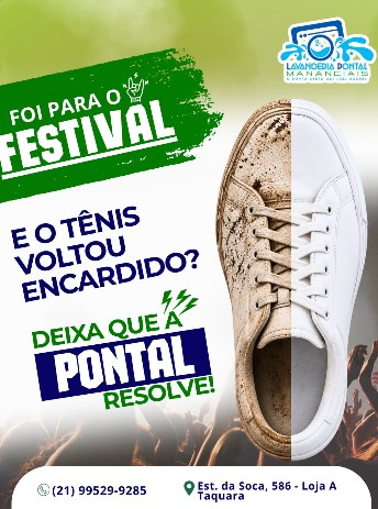 Post: tênis encardido depois do festival